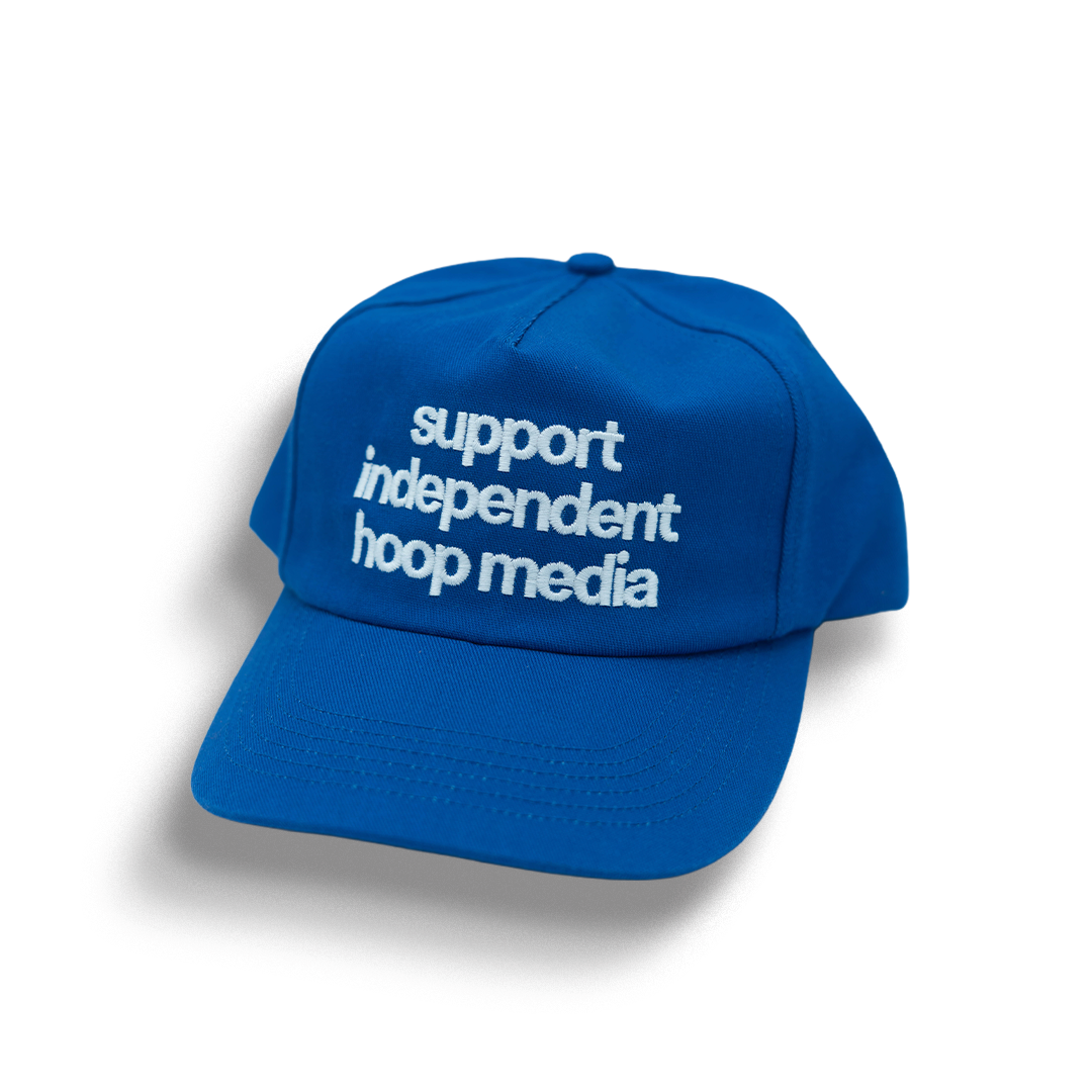 an independent hoop media hat